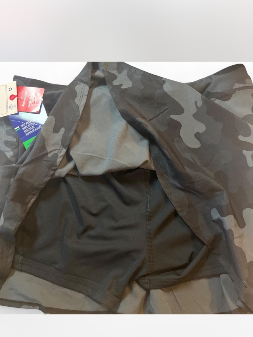 Champion Women's Camouflage Skort in Black and Gray - Picture 2 of 3